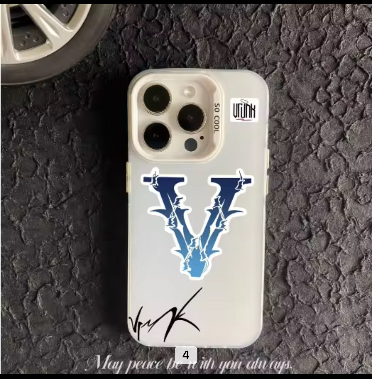 COQUE VRUNK WHITE BLUE